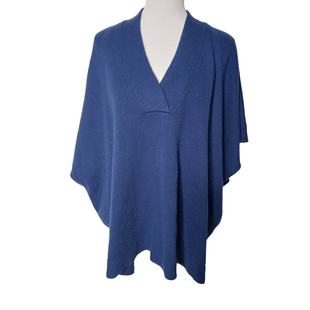 Vineyard Vines Wool Cashmere Oversized V-neck Beach Sweater Poncho XS/S